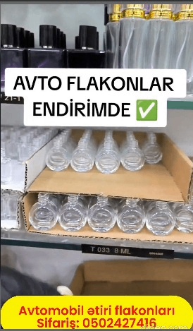 Avtomobil ətiri üçün flakonlar - Tenderyard