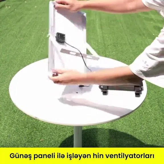 Günəş panelli hin ventilyatoru - Tenderyard