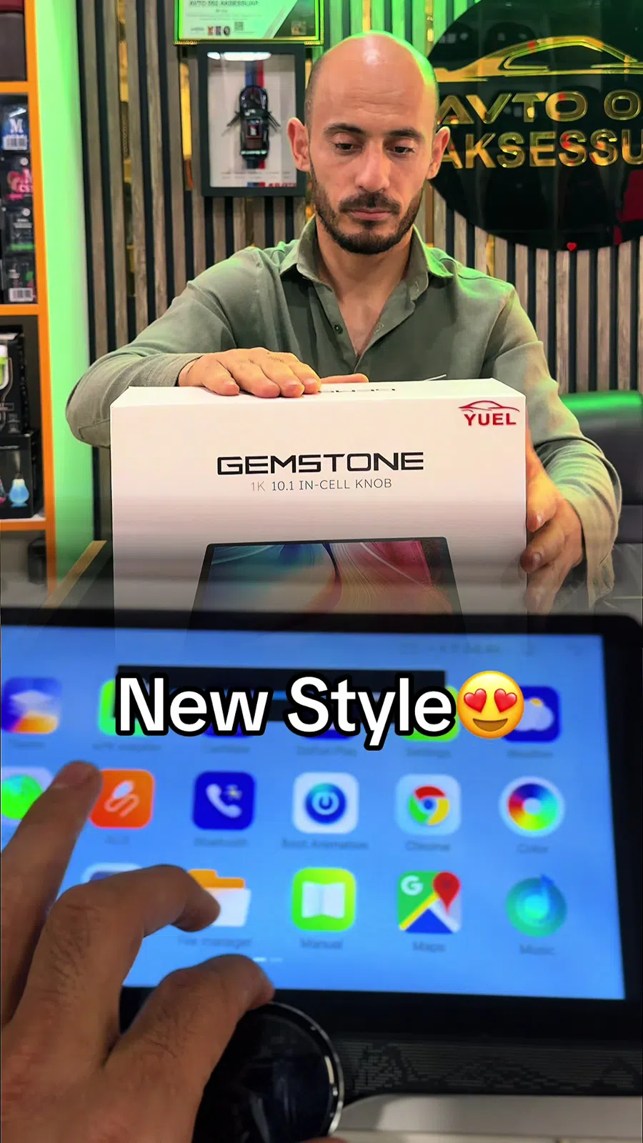 Avtomobil multimedia sistemi Gemstone 10.1 inç - Tenderyard
