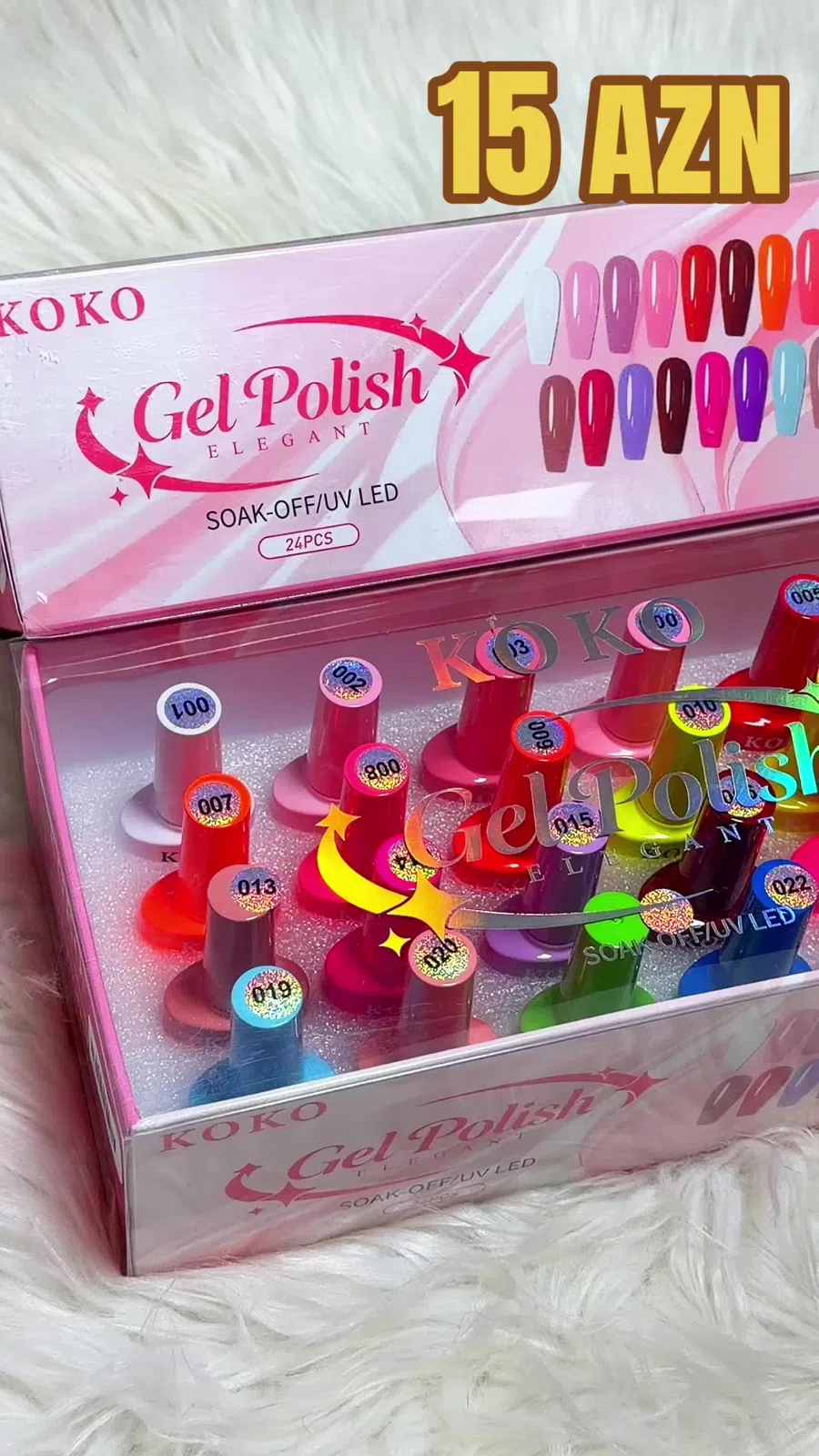 Gel lak dəsti Koko Elegant 24-lü - Tenderyard