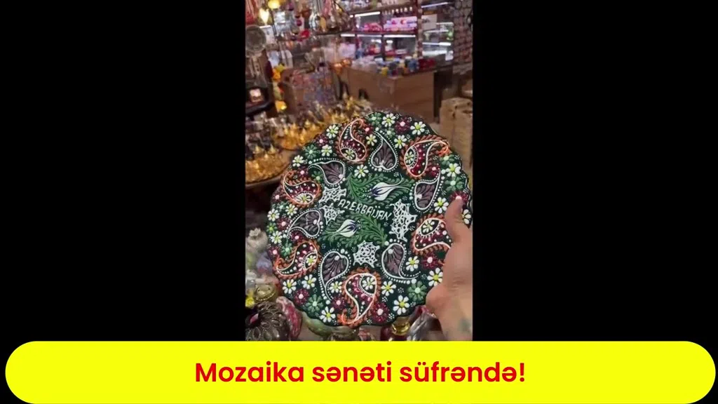 Müxtəlif dizaynlarda mozaika boşqablar - Tenderyard