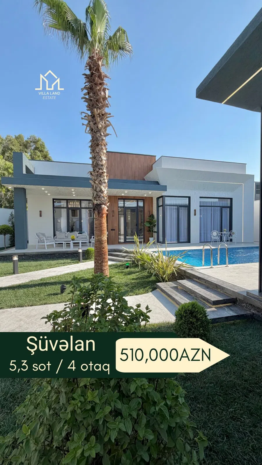 4 otaqlı villa 180 m² - satılır - Tenderyard