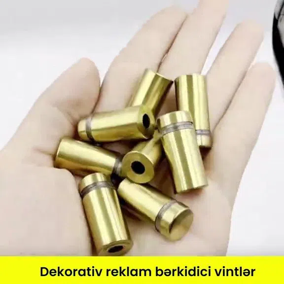 Dekorativ reklam bərkidici vintlər - Tenderyard