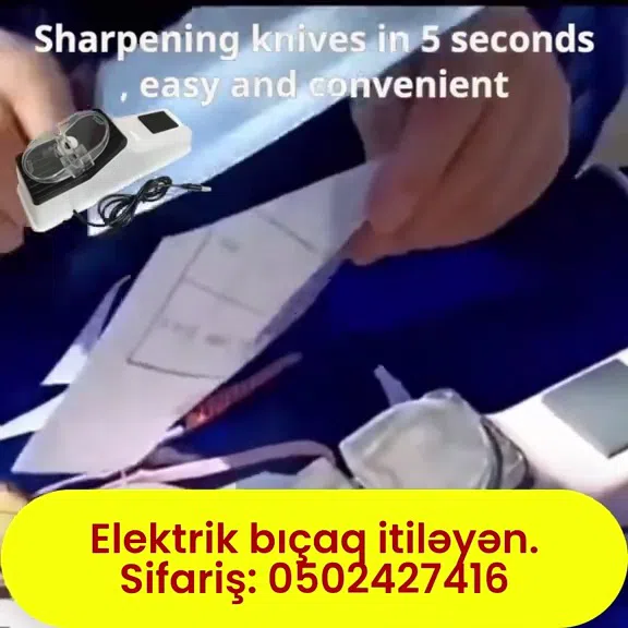 Elektrikli bıçaq itiləyən cihaz - Tenderyard