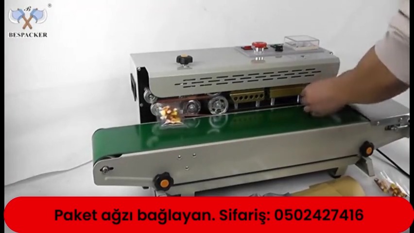 Paket ağzı bağlayan aparat - Tenderyard