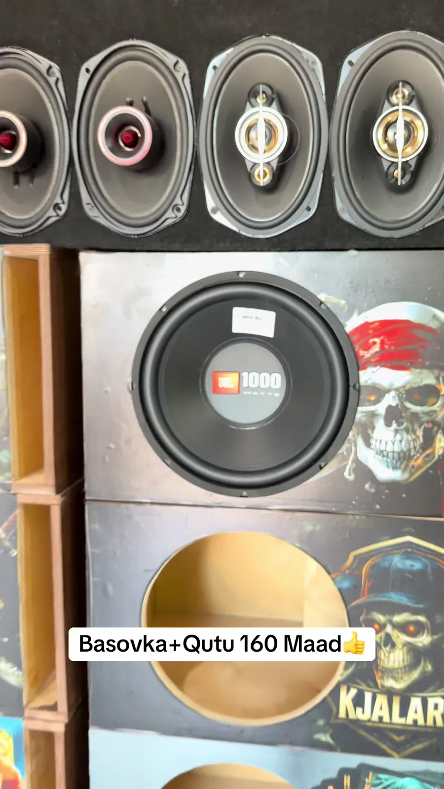 JBL 1000W Basovka və Qutu - Tenderyard