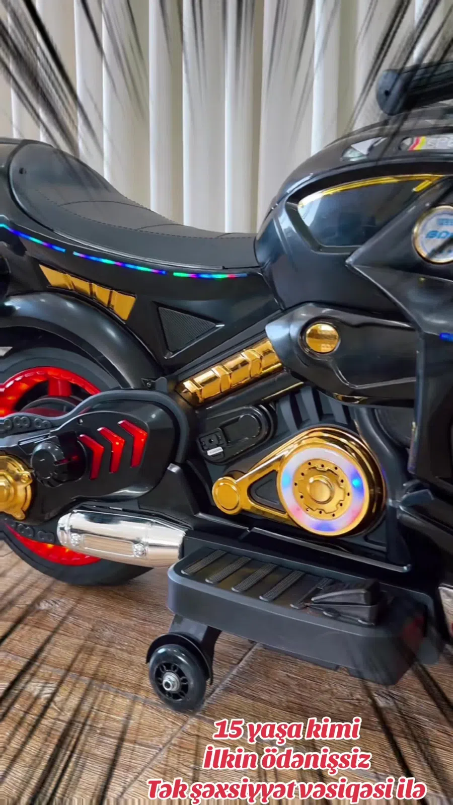Uşaq elektrik motosikleti RR - Tenderyard