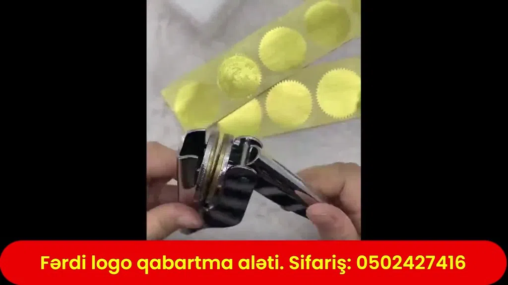 Fərdi loqo qabartma aləti, termal ştamplama presi - Tenderyard