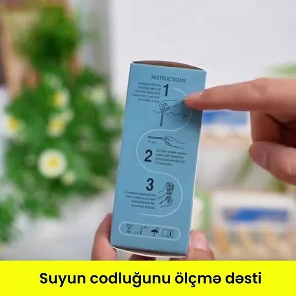 Suyun codluğunu ölçmə dəsti - Tenderyard