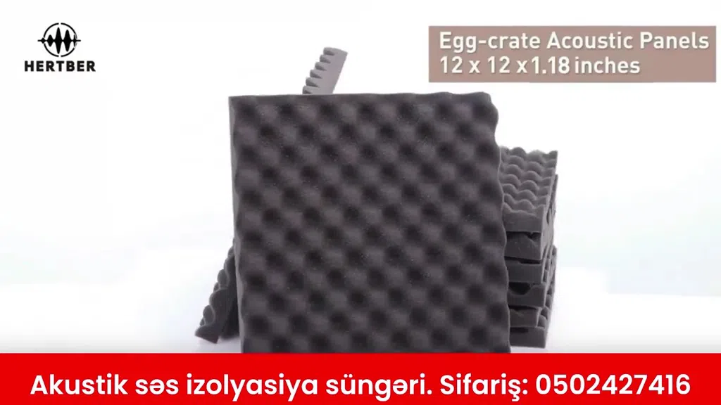 Akustik səs izolyasiyası süngəri - Tenderyard