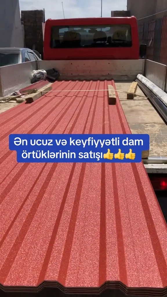 Dam örtükləri profnastil, çerepiça - Tenderyard