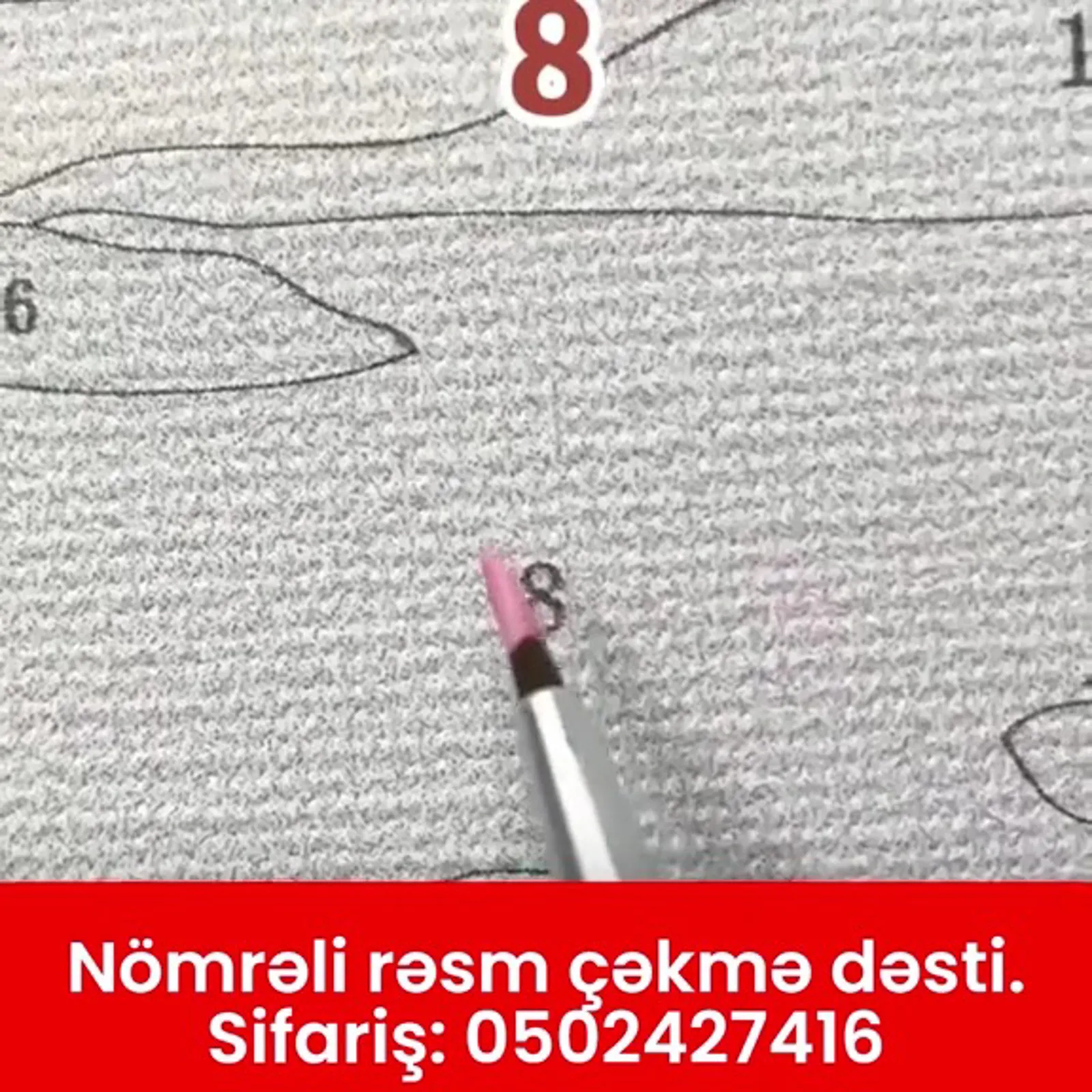 Nömrəli rəsm çəkmə dəsti - Tenderyard