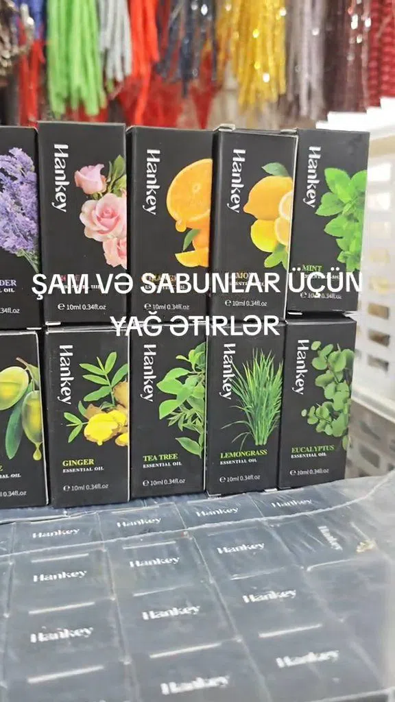 Efir yağları aromaterapiya üçün - Tenderyard