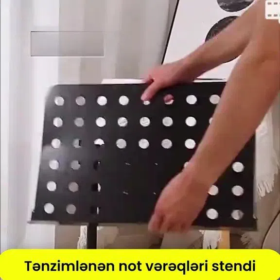 Tənzimlənən not vərəqləri stendi - Tenderyard