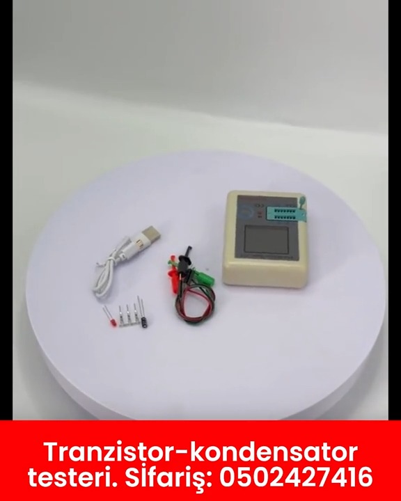Rəqəmsal tranzistor, kondensator testeri - Tenderyard