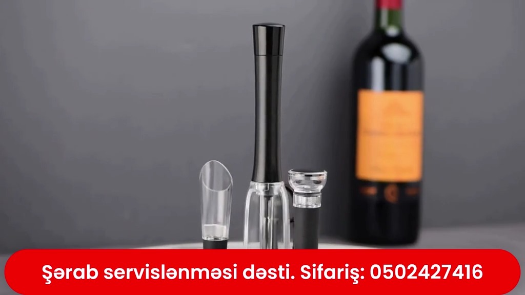 Şərab servislənməsi dəsti - Tenderyard