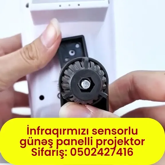 Günəş panelli, infraqırmızı sensorlu küçə işığı - Tenderyard