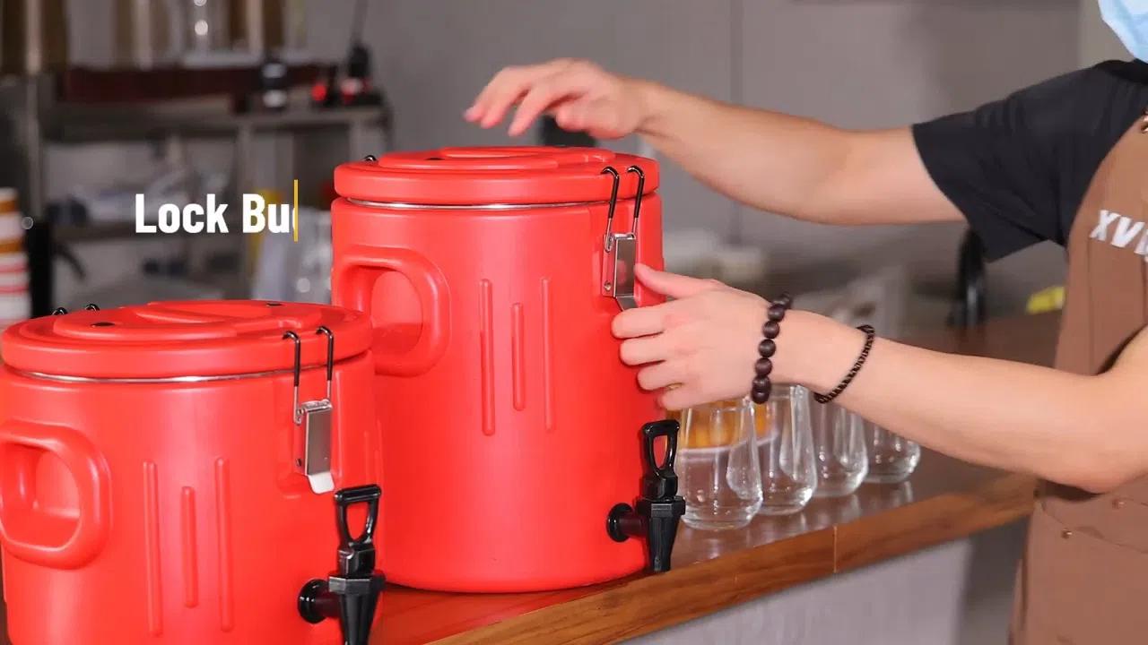 Paslanmaz, kranlı termos-dispenser - Tenderyard