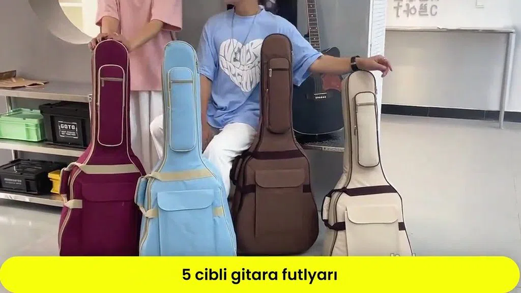 5 cibli gitara futlyarı - Tenderyard