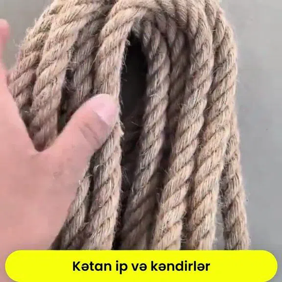 Kətan və jut iplər, kəndirlər - Tenderyard