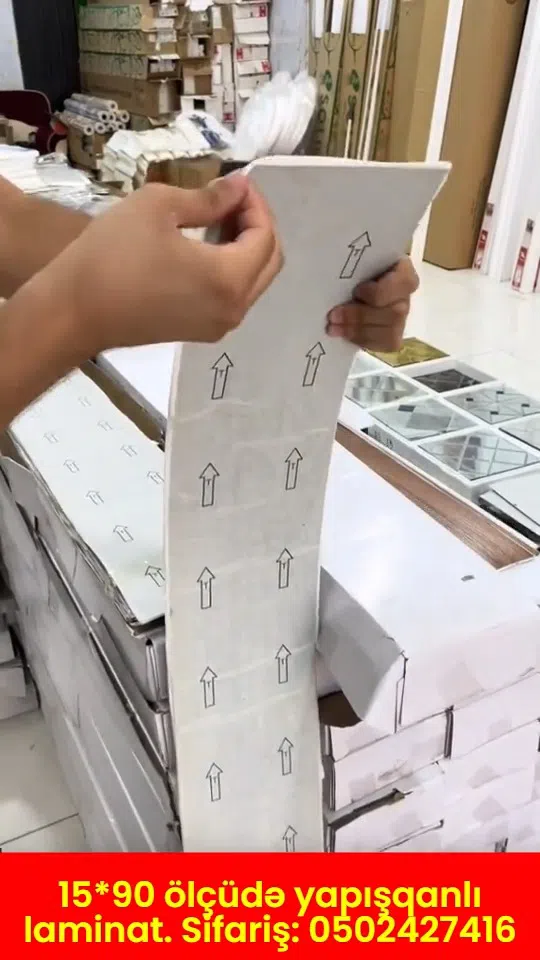 15x90 ölçüdə yapışqanlı laminat - Tenderyard